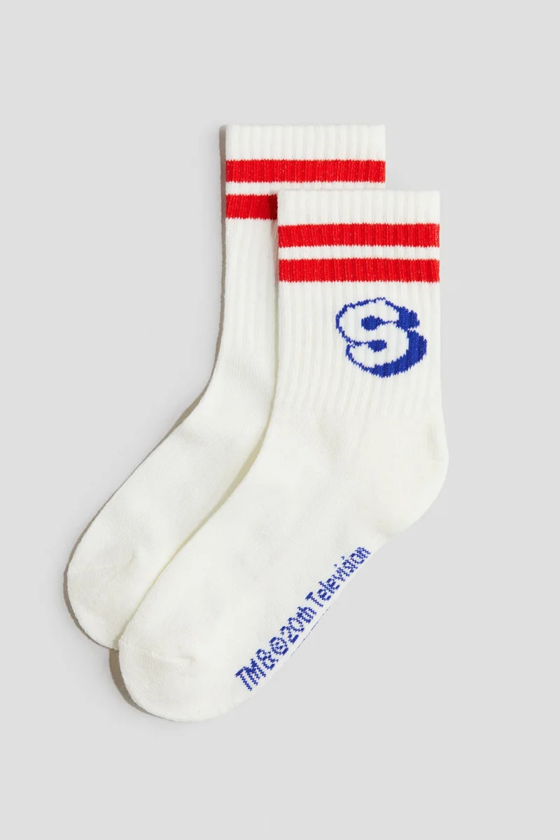 اتش اند ام جوارب بنقش إنتارجا - عبوة من 5 قطع